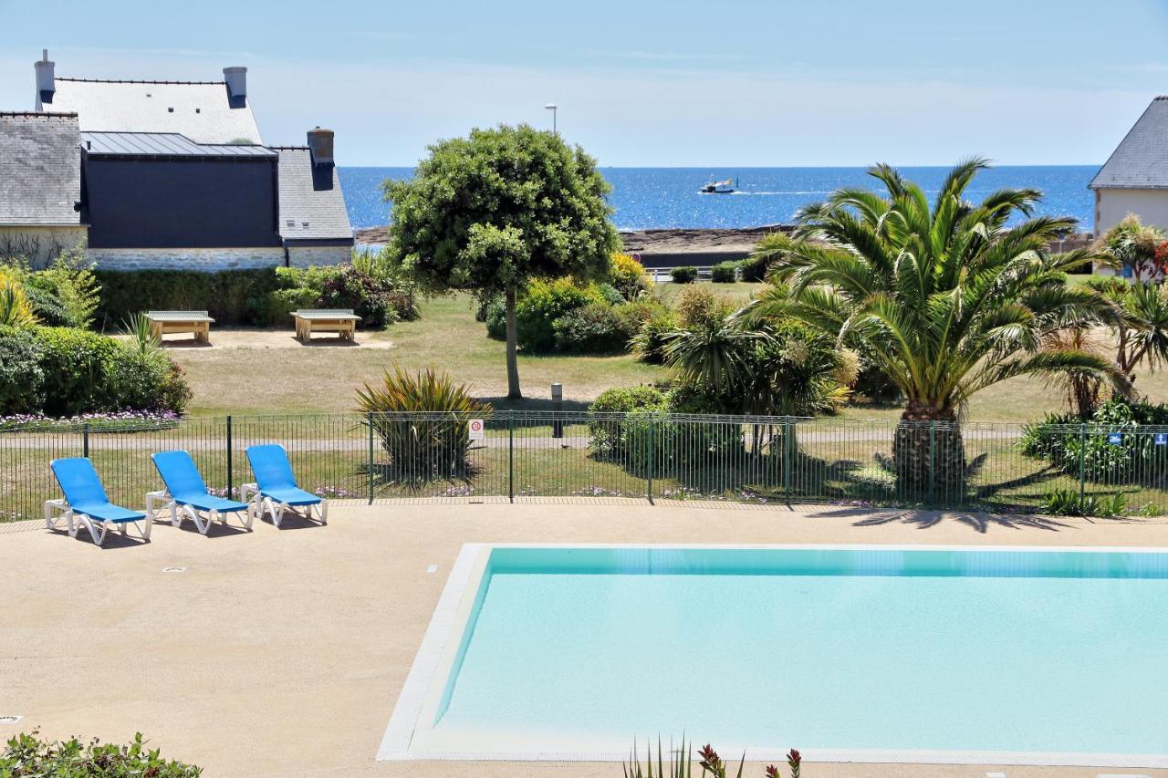 LocaLise au Guilvinec - A16 - Vue sur la mer, la piscine et le jardin - Tout à pied, plages, port, centre, commerces, marché - Wifi inclus - Animaux bienvenus - Linge de lit inclus Exterior foto